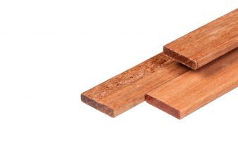 Hardhout geschaafd timmerhout 1,6x7x210 cm