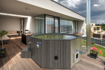 Hottub Thermowood ø250xH109cm Deluxe Octa