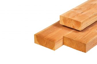 Lariks/Douglas ligger onbehandeld (vers hout) 6,3x17,5x500 cm