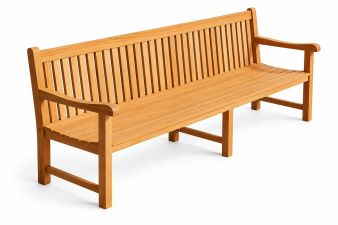 Teak parkbank Norwich 300x91 cm
