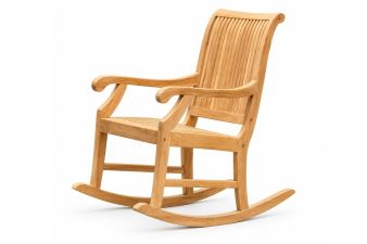 Teak schommelstoel relax
