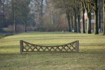 Trellis diagonaal met holle lijst