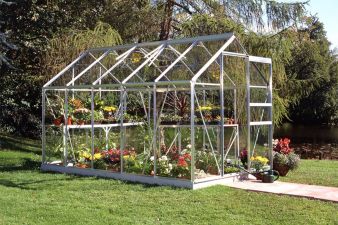 Tuinkas Popular 106 - aluminium - 3 mm tuindersglas