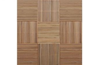 Tuintegel hardhout Surabaya 50x50 cm