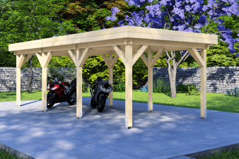 Carport 300x700 cm plat dak