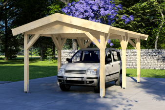 Carport 300x500 cm zadeldak