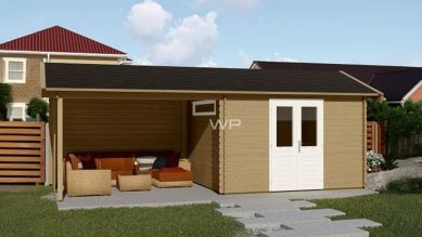 Woodpro Blokhut/Tuinhuis Voske 700x300 cm
