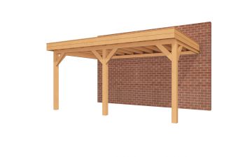 Aanbouw veranda Sublime plat dak - 500 x 300 cm