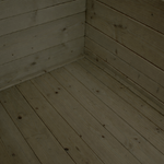 Binnenvloer zwarte olie geïmpregneerd