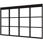 Douglas steellook glaswand Quattro 3935x 2300