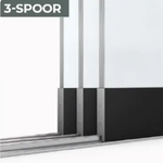 Glasschuifsysteem Comfort PLUS - helder glas