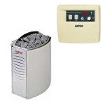 Saunakachel - Harvia BCE80 + C90