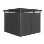 Extra dubbele deur donkergrijs metallic