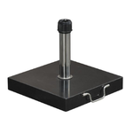 Cosmo granieten parasolvoet - 30 kg - black polished