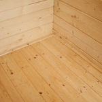 Binnenvloer bruine olie geïmpregneerd