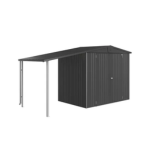 Donkergrijs metallic B150xD156cm