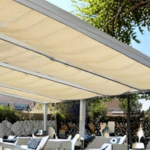 Zonnedoekenpakket Crème wit/grijs