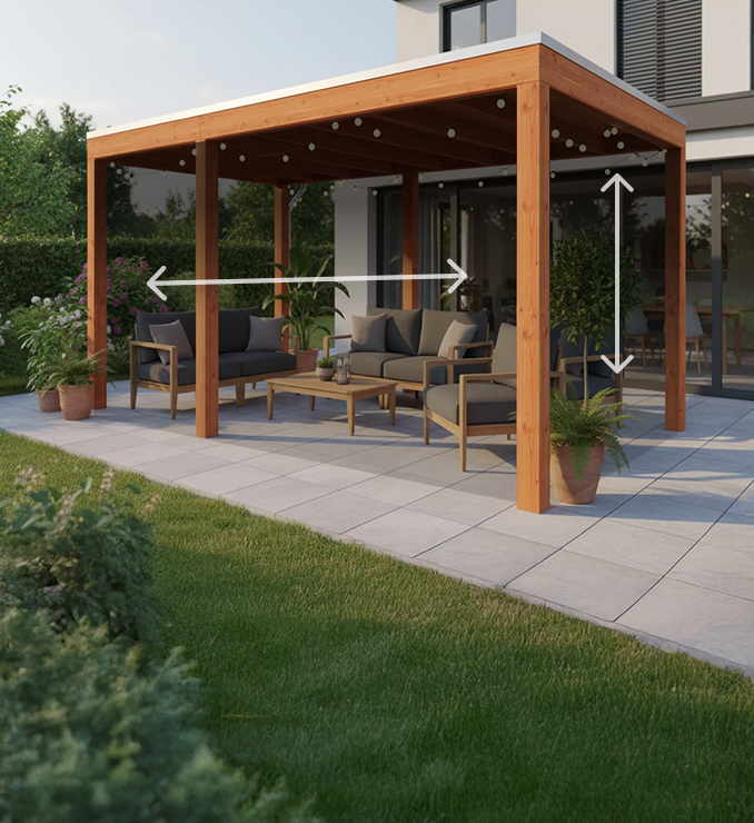 Ontwerp uw eigen overkapping in 3D