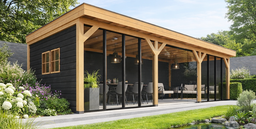 Marktleider in overkappingen en blokhutten Marktleider in overkappingen en blokhutten