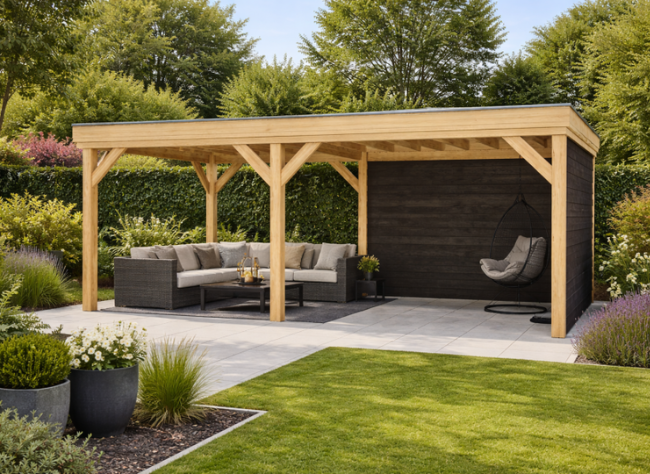 Overkapping Novo 600x350 cm (Incl. EPDM)