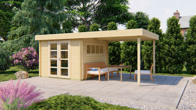 Overkappingen met schuur